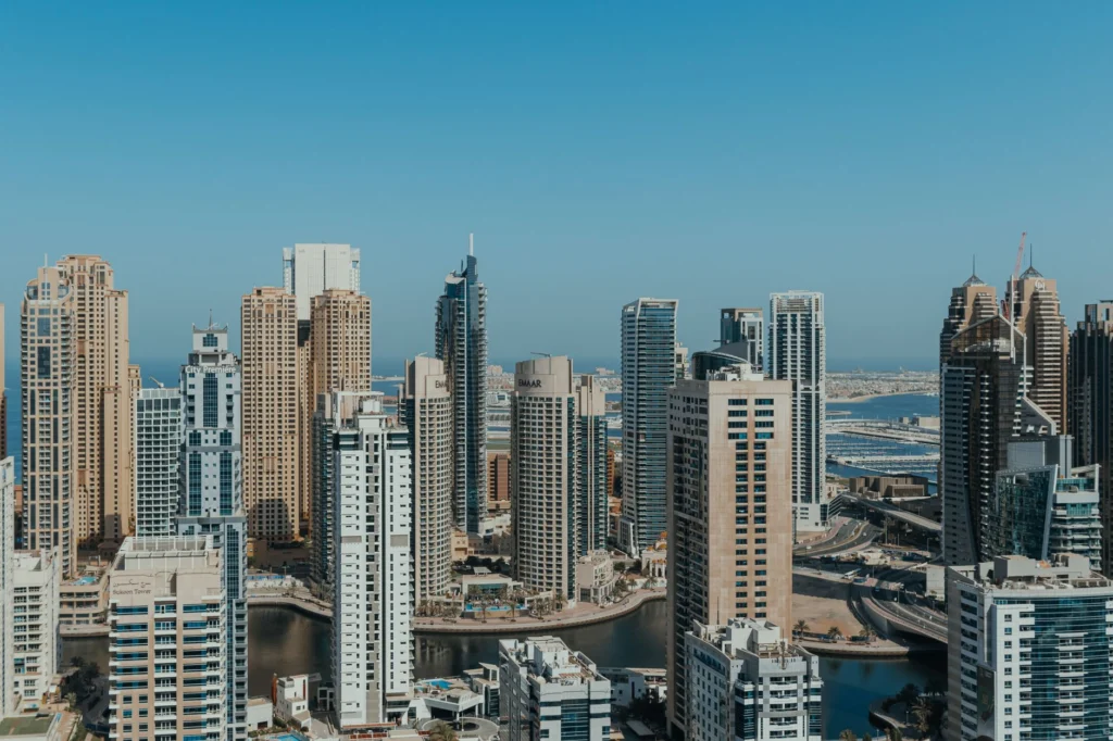 Dubai skyline, the city AC Duct Cleaning Pro serves