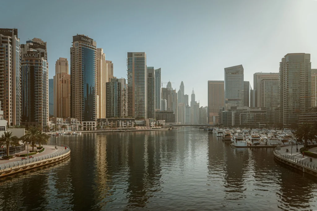 Dubai Marina towers where AC Duct Cleaning Pro serves residents